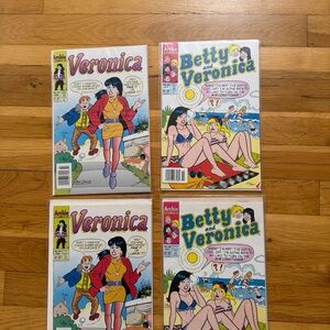 Veronica #33 Archie Comics 1994 FN- Betty And Veronica #68 Bikini Cover 2 Copys